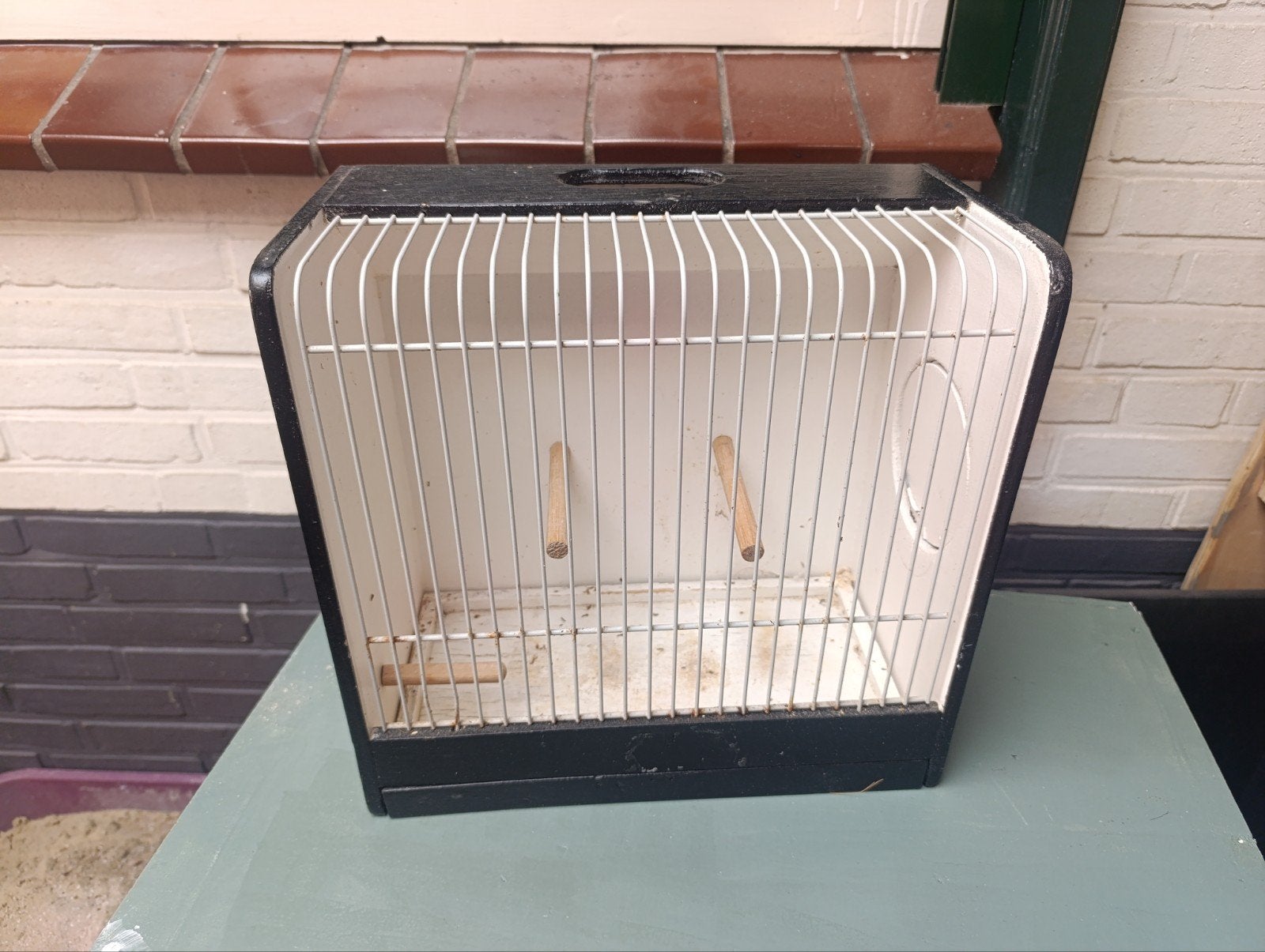 TT kooi kanarie vogel putter, Dieren en Toebehoren, Ophalen, Gebruikt, Hout, Vogelkooi