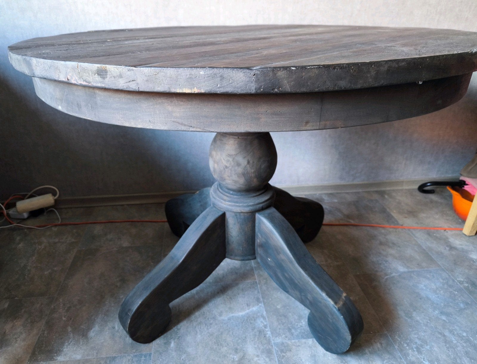 Luksa Chloe eetkamer tafel eettafel stoer sober rond 105cm, Ophalen of Verzenden, Rond, 100 tot 150 cm, 100 tot 150 cm