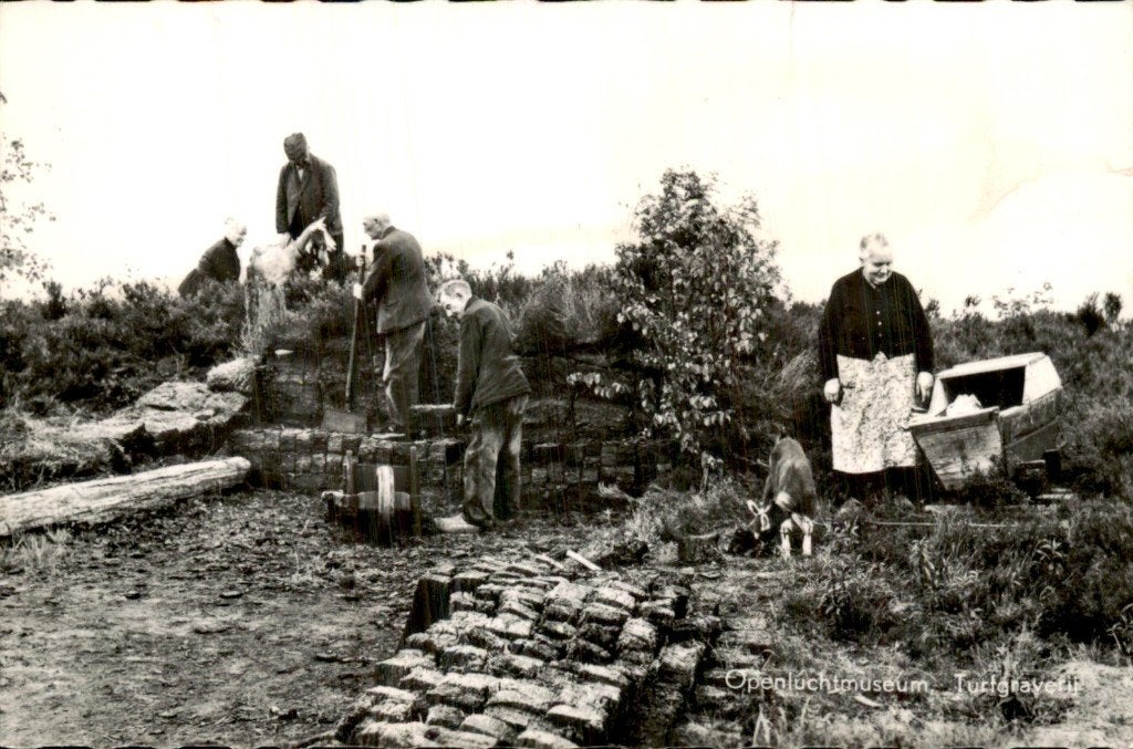 Schoonoord - Openluchtmuseum - De Zeven Marken, Verzamelen, Ansichtkaarten | Nederland, Ongelopen, Drenthe, 1960 tot 1980, Ophalen of Verzenden