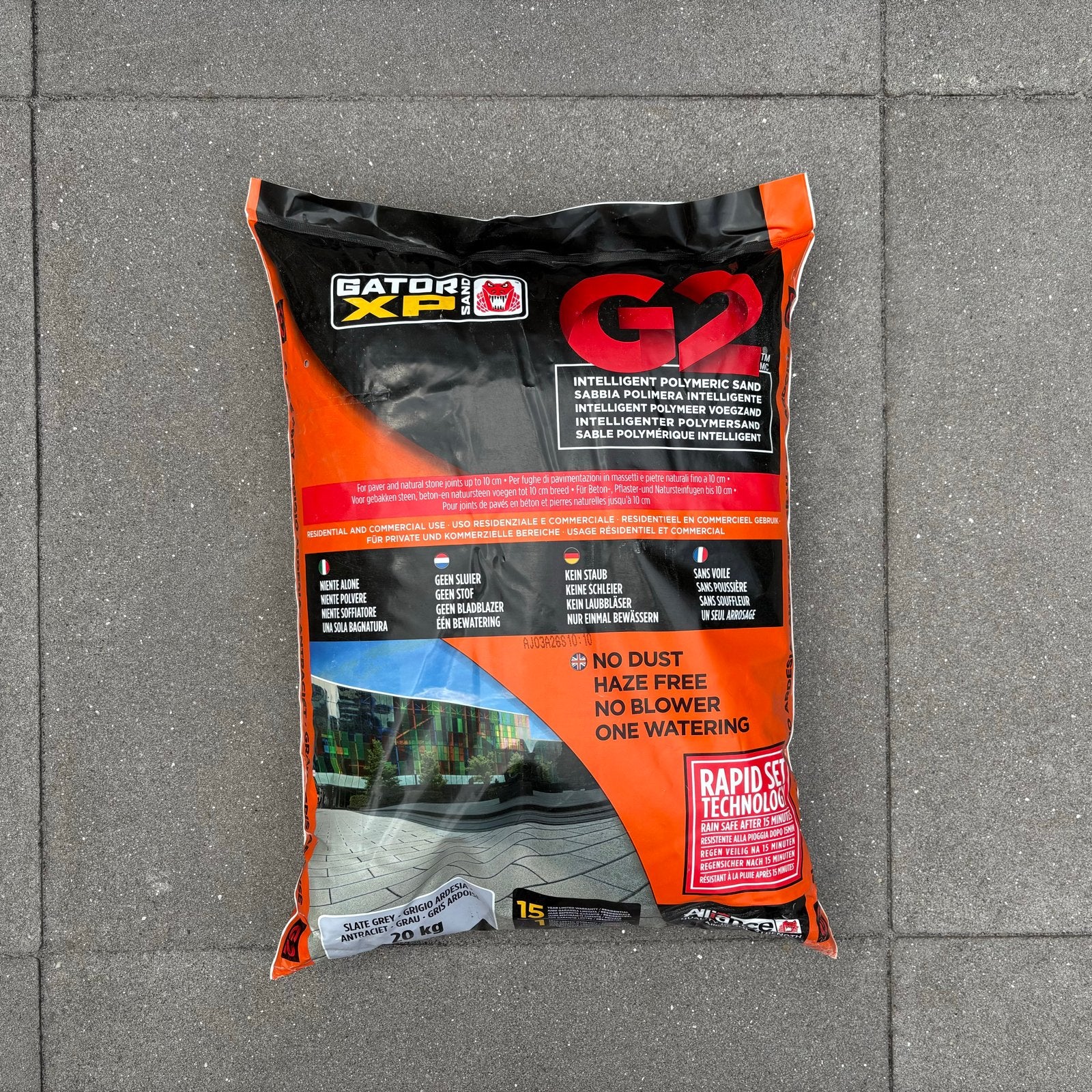 Gator XP G2 Polymere Voegzand - Antraciet 20kg Nieuw, Ophalen, Nieuw, Voegzand