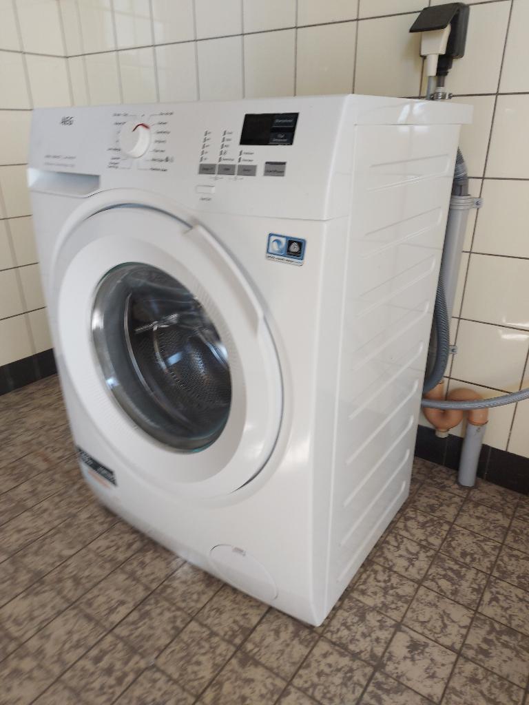wasmachine, Witgoed en Apparatuur, Wasmachines, Ophalen, Gebruikt, Voorlader, 85 tot 90 cm