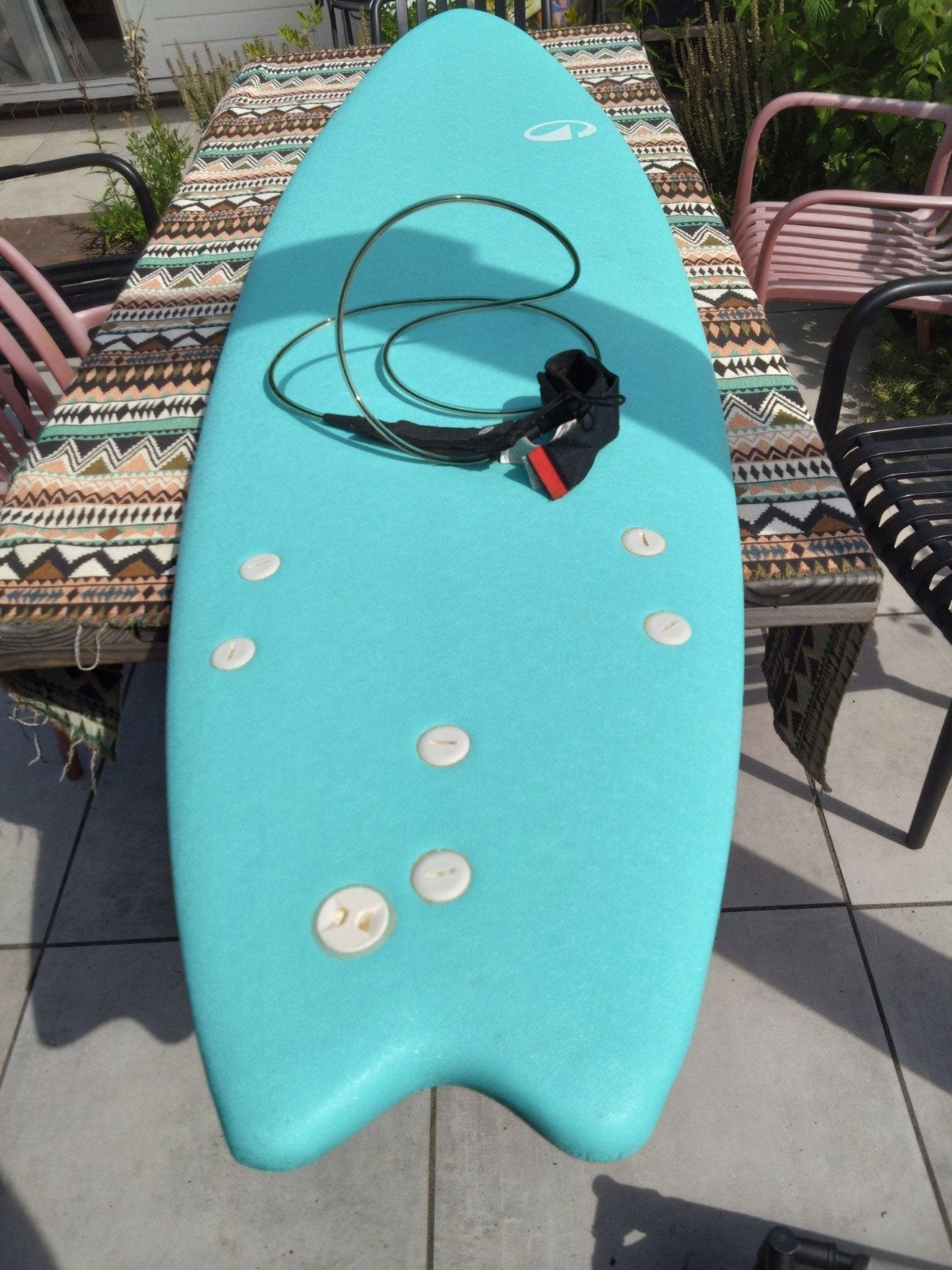 Decathlon Olaian 100 Foam Surfboard 5'4" - Zo goed als nieuw, Watersport en Boten, Golfsurfen, Ophalen