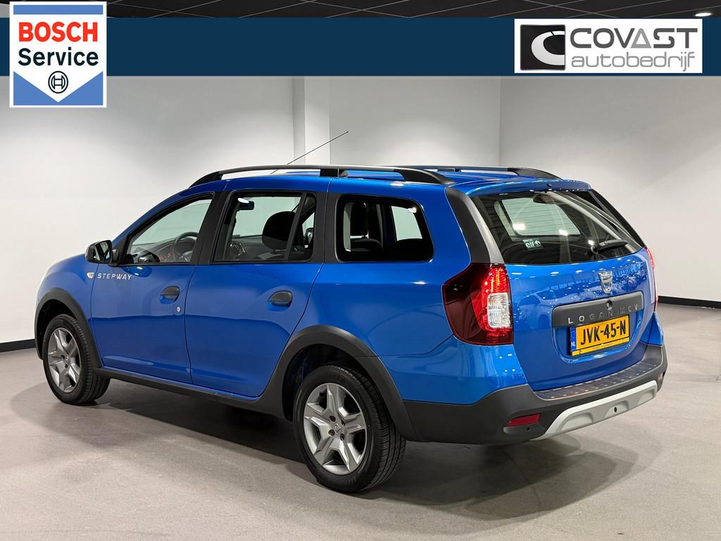 Dacia Logan MCV 0.9 TCe Stepway Navigatie|Airco|CruiseContro, Voorwielaandrijving, Stof, Gebruikt, Blauw