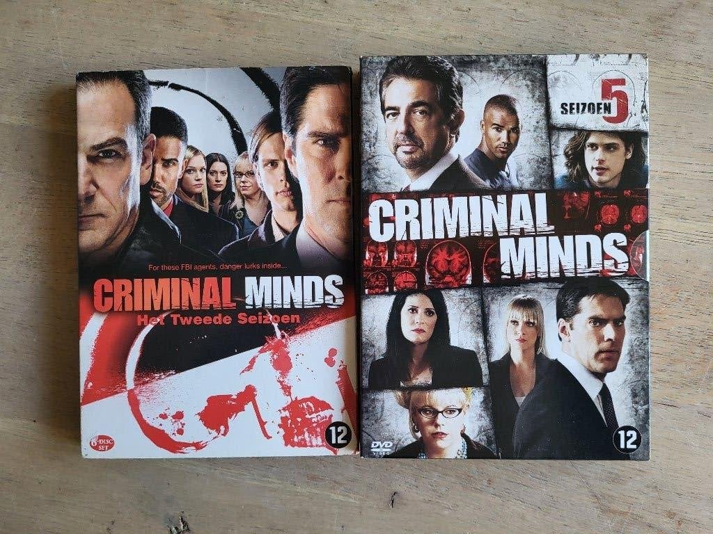 Criminal Minds Seizoen 2 & 5 DVD Boxset, Misdaad, Nederlands, Ophalen of Verzenden, Zo goed als nieuw