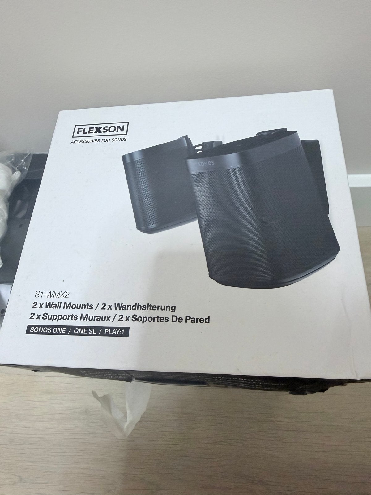 Flexson Muurbeugels Sonos One / One SL / Play:1 (2 stuks)