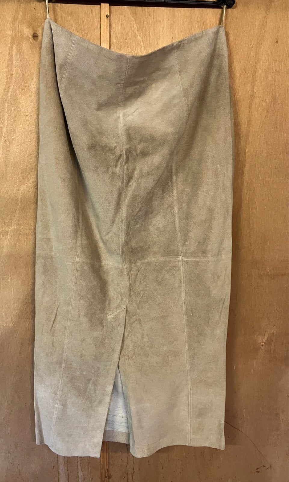 Mooie suède rok, maat 44, beige, Beige, Maat 42/44 (L), Ophalen of Verzenden, Zo goed als nieuw