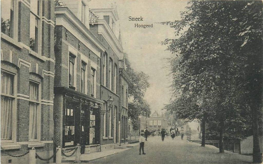 388-300-015 Sneek Hoogend, Verzenden, Voor 1920, Friesland