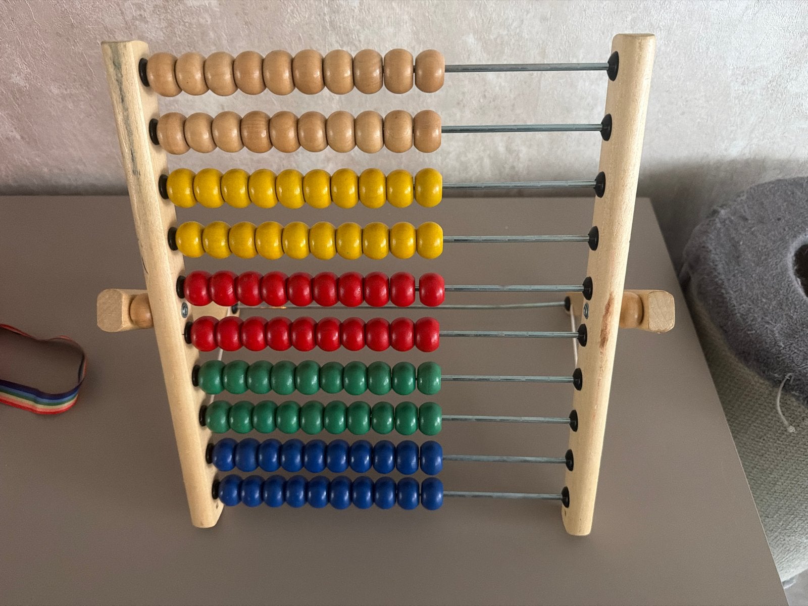 Houten Telraam - Educatief Speelgoed voor Kinderen, Ophalen of Verzenden, Gebruikt, Rekenen