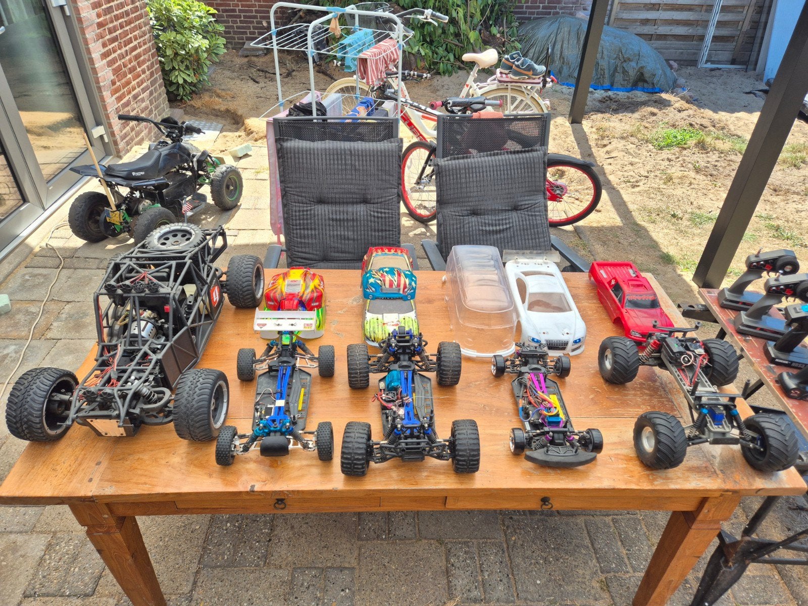 Himoto, Traxxas, Marauder RC voertuigen en helikopter, Ophalen, Benzine, Gebruikt, Auto offroad