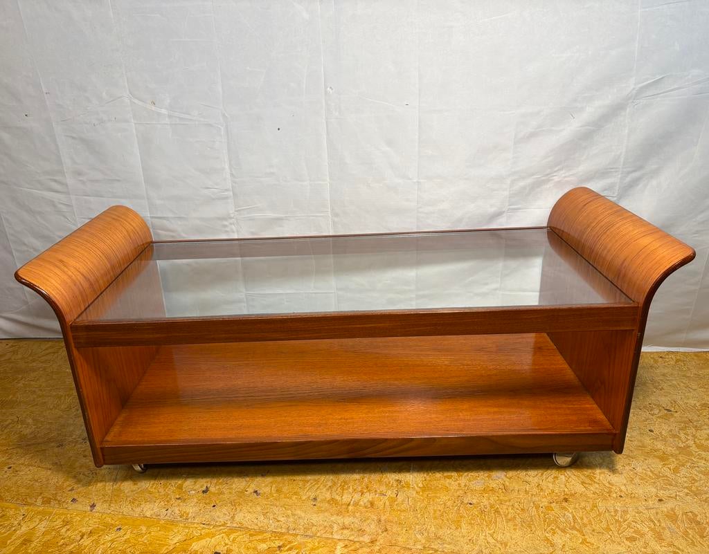 Foto 5 van Gratis bezorging!Midcenturyretro salontafel teaktulpvorm1960