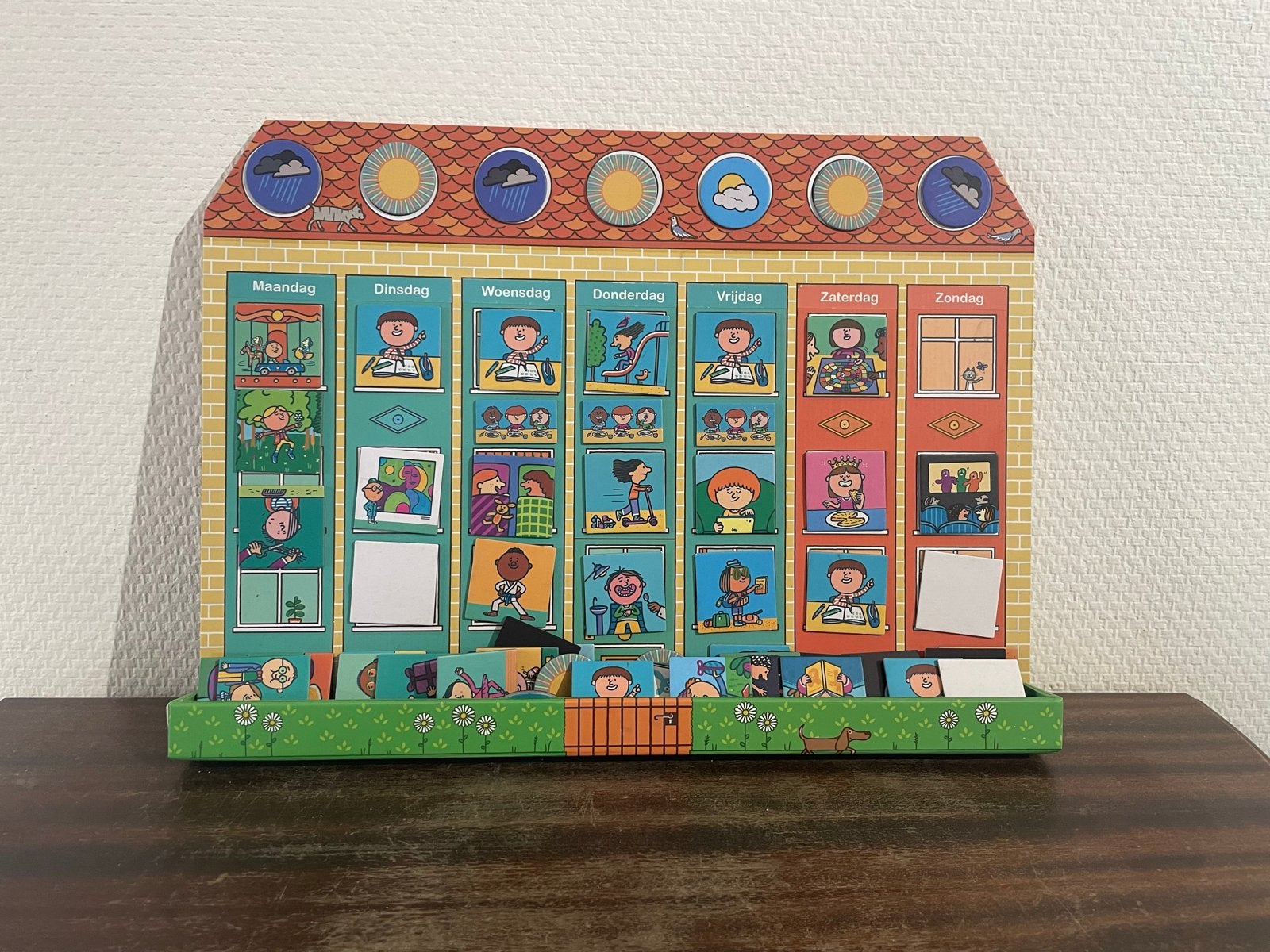 Dagritmekaarten Kalender voor Kinderen, Kinderen en Baby's, Ophalen of Verzenden, Zo goed als nieuw, Ontdekken
