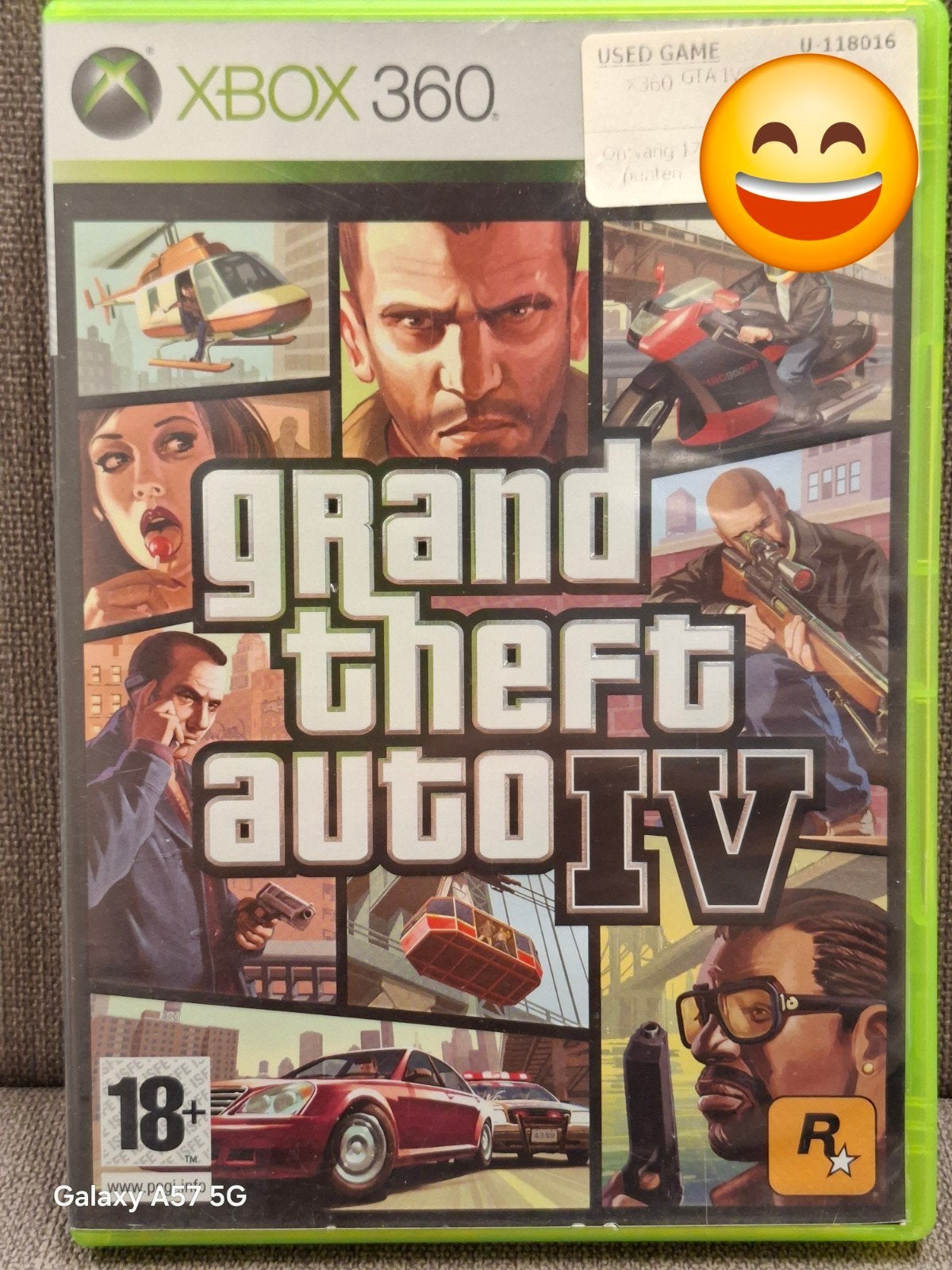 Grand Theft Auto IV (GTA 4) Xbox 360 - Inclusief kaart, Vanaf 18 jaar, 1 speler, Eén computer, Ophalen of Verzenden
