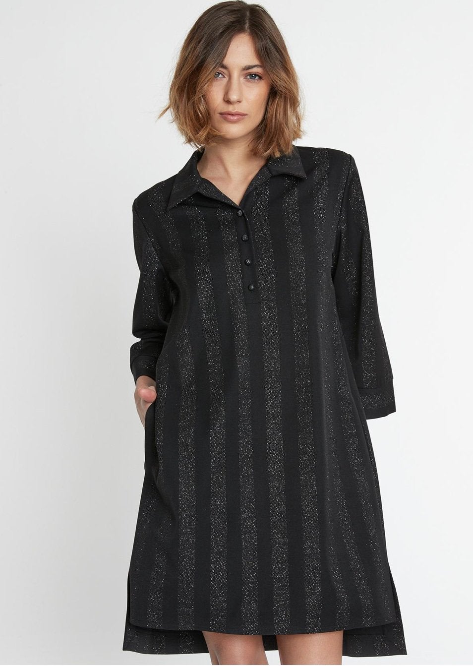 Ana Alcazar blousejurk zwart 40, Kleding | Dames, Maat 38/40 (M), Zwart, Ophalen of Verzenden, Zo goed als nieuw
