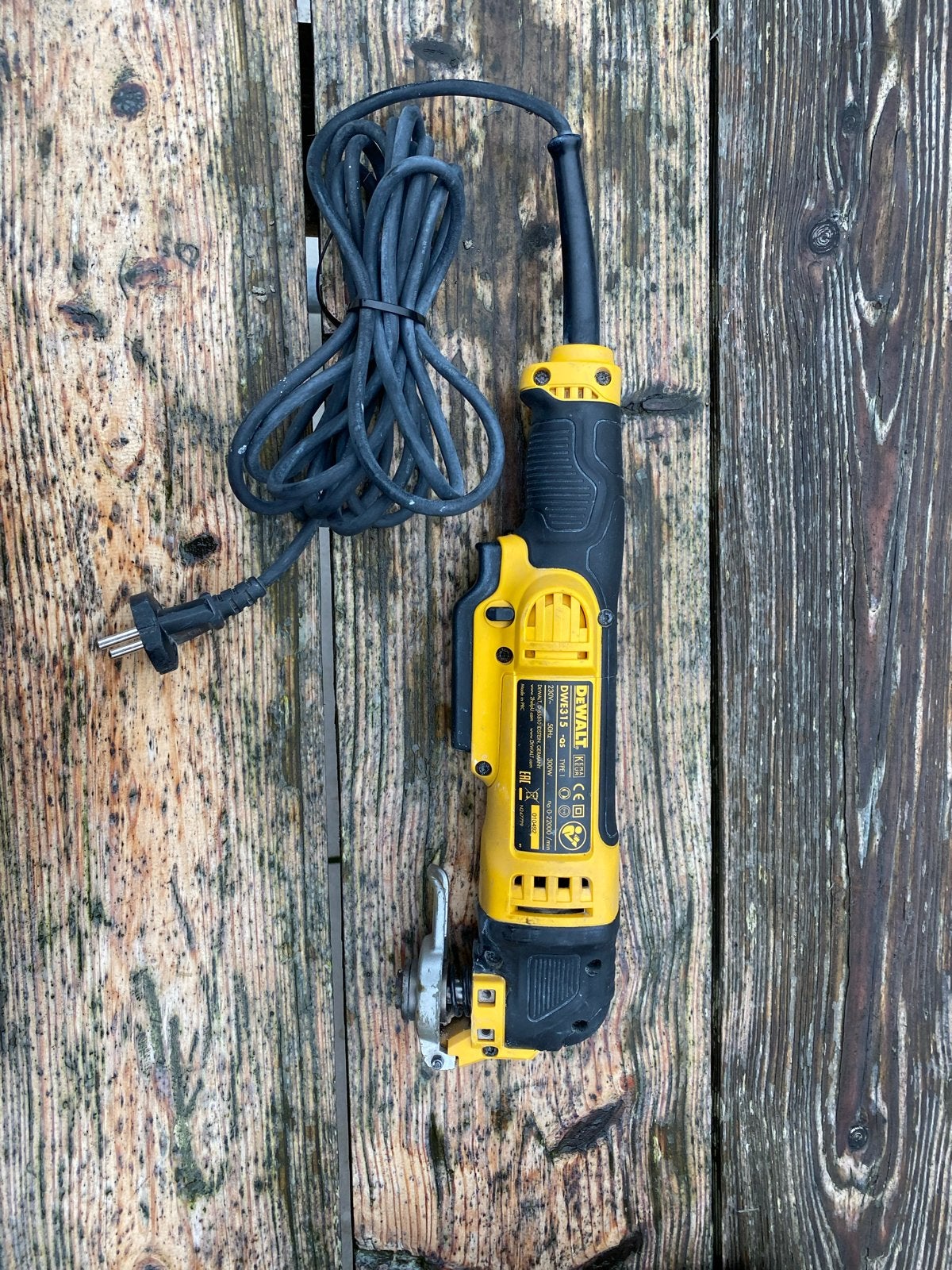 Dewalt Multitool DWE315 met koffer, Ophalen of Verzenden, Gebruikt, Multitool, DeWalt