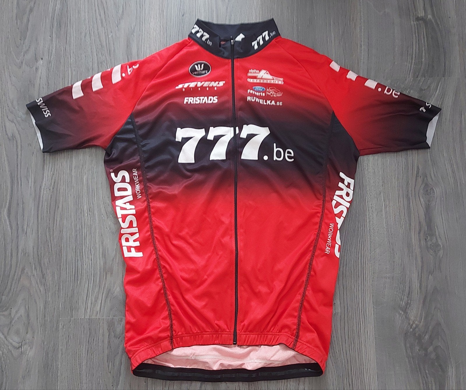 Wielrenshirt seven racing, Fietsen en Brommers, Fietsaccessoires | Fietskleding, Heren, Ophalen of Verzenden, Zo goed als nieuw
