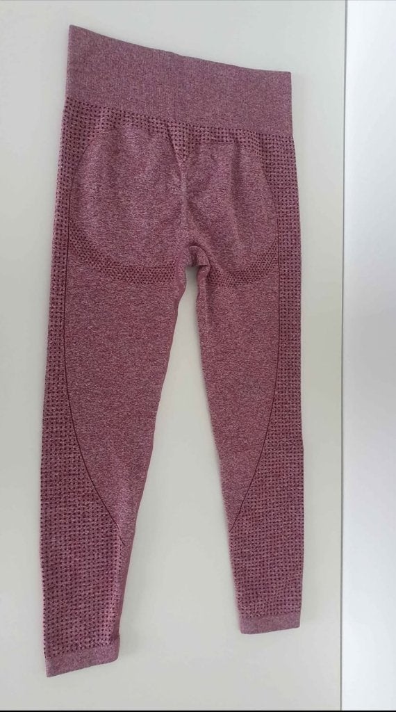 Sportlegging legging roze scrunch maat s, Verzenden, Roze, Maat 36 (S), Fitness of Aerobics