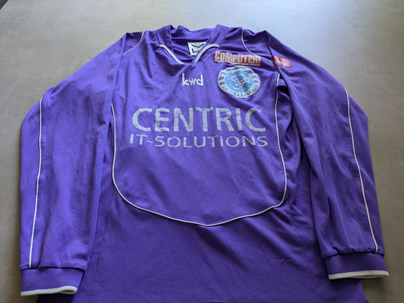 Voetbalshirt De Graafschap vintage shirt 2008 Zeldzaam, Ophalen, Zo goed als nieuw, Shirt
