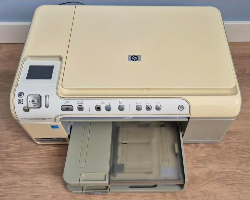 HP Photosmart C5380 All-in-One Printer, Computers en Software, Printers, Ophalen, Kleur printen, Gebruikt, PictBridge