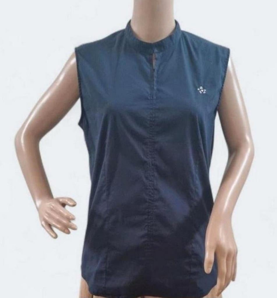 DONALDSON Mouwloze Blouse - Maat 42 (valt Kleiner)✨️✨️, Kleding | Dames, Blouses en Tunieken, Blauw, Donaldson, Maat 42/44 (L)