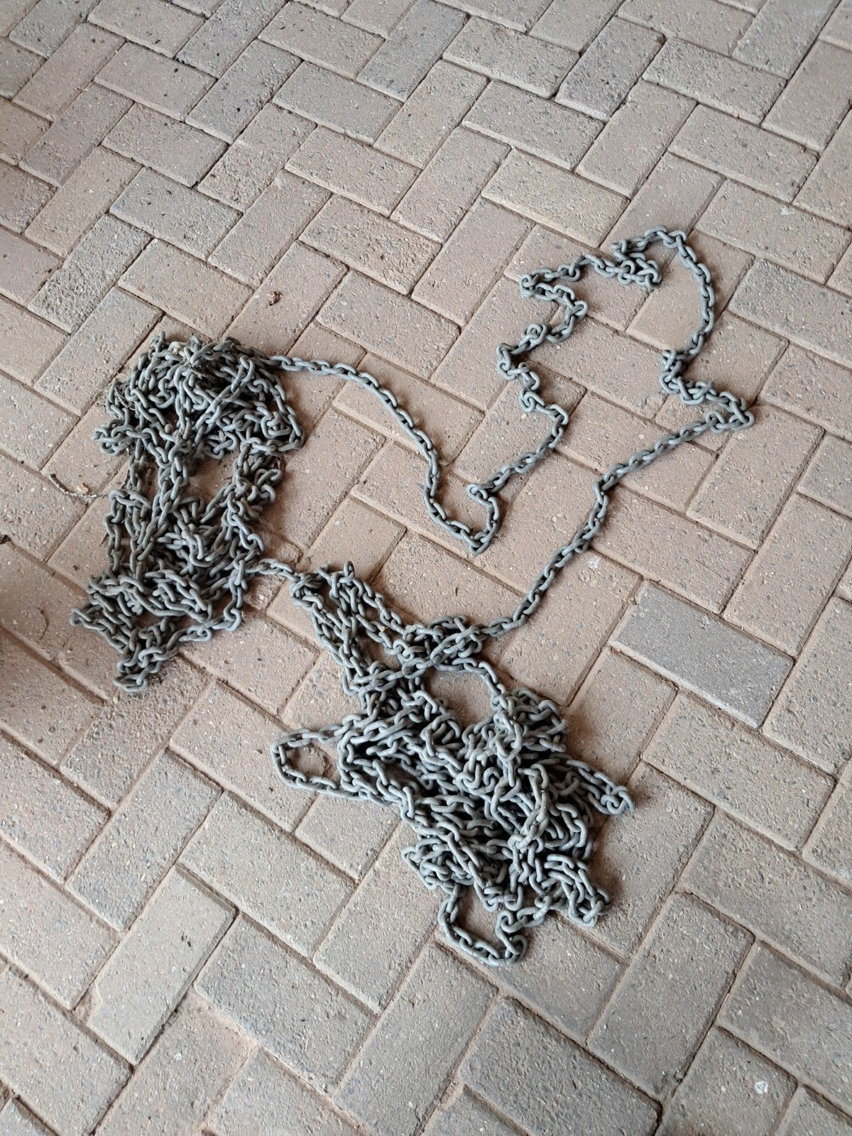 18 meter zware schakelketting, Doe-het-zelf en Verbouw, IJzerwaren en Bevestigingsmiddelen, Ophalen of Verzenden, Gebruikt, 250 mm of meer