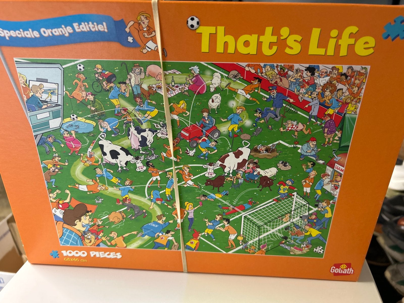 That's Life Legpuzzel - Speciale Oranje Editie (1000 stukjes, Ophalen of Verzenden, 500 t/m 1500 stukjes, Gebruikt, Legpuzzel