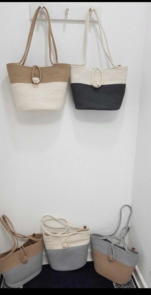 Stijlvolle Gevlochten Schoudertas - Diverse Kleuren, Sieraden, Tassen en Uiterlijk, Tassen | Damestassen, Ophalen of Verzenden
