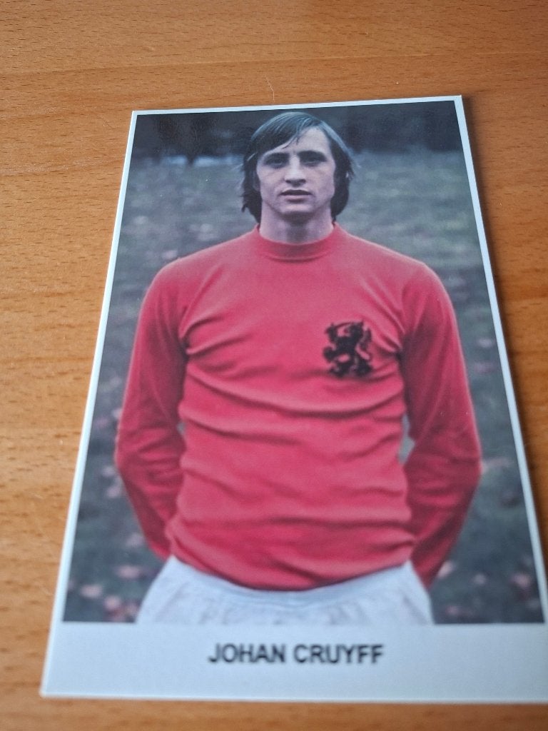 Spelerskaart Cruyff Ajax Nederlands elftal, Verzenden, Zo goed als nieuw, Ajax, Spelerskaart