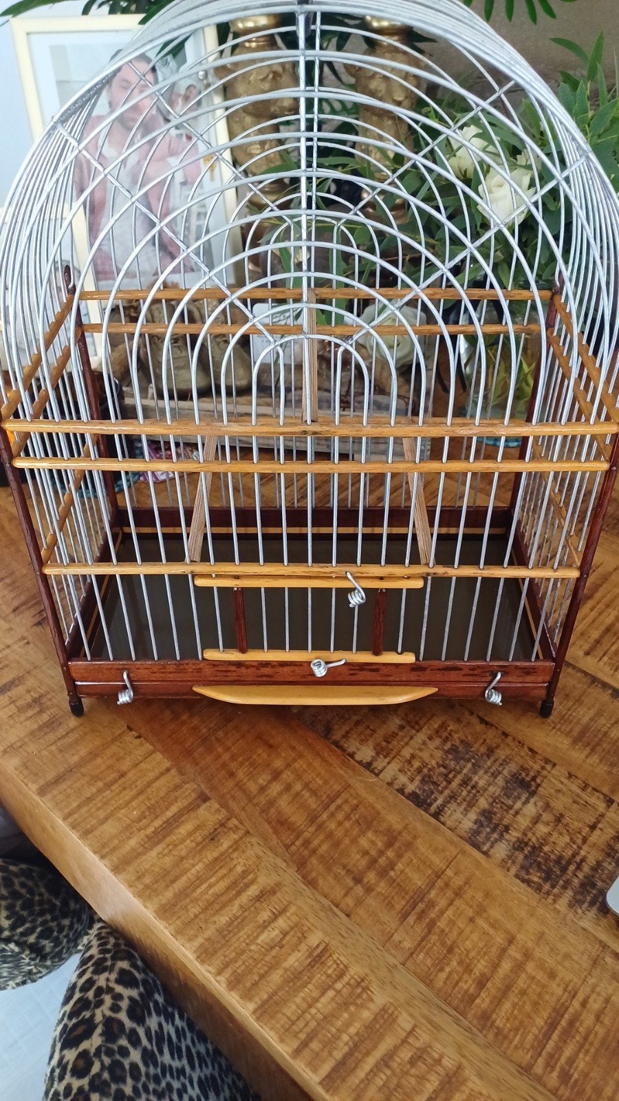 Surinaamse Picolet Kooi 21Mooie raads, Dieren en Toebehoren, Ophalen, Zo goed als nieuw, Hout, Vogelkooi