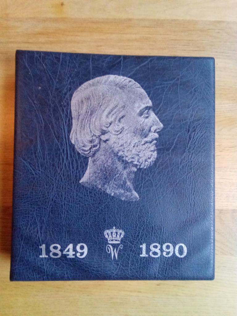 Album munten willem 3 III bijna compleet, Koning Willem III, Setje, Zilver, Overige waardes