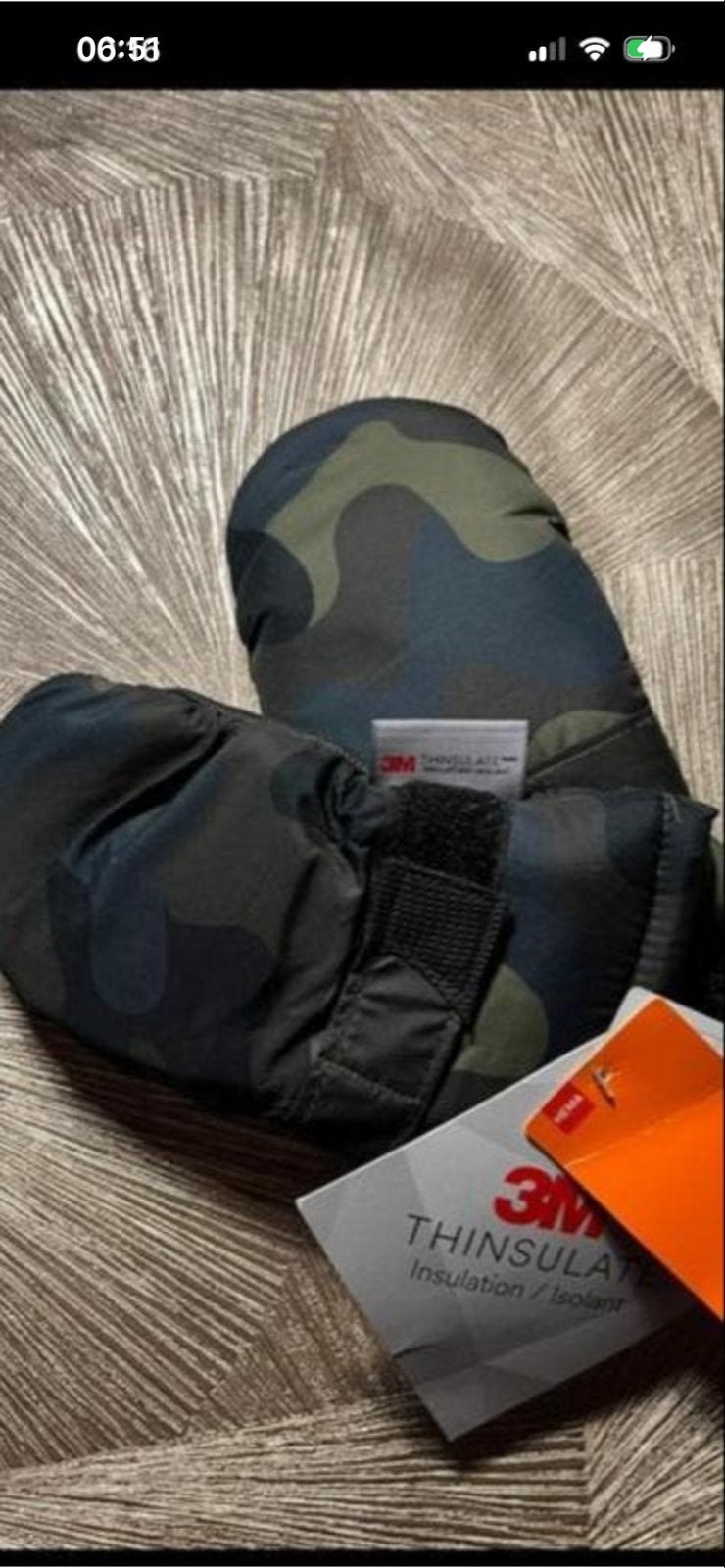 Nieuwe kinderwantjes met camouflage print en Thinsulate, Ophalen of Verzenden, Nieuw, Jongen of Meisje, Handschoenen