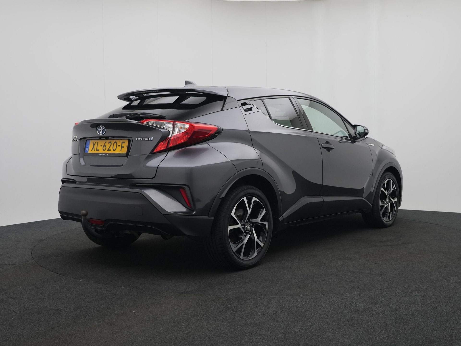 Toyota C-HR 1.8 Hybrid Dynamic (bj 2019, automaat), Auto's, 12 maanden, Stof, 4 cilinders, 122 pk