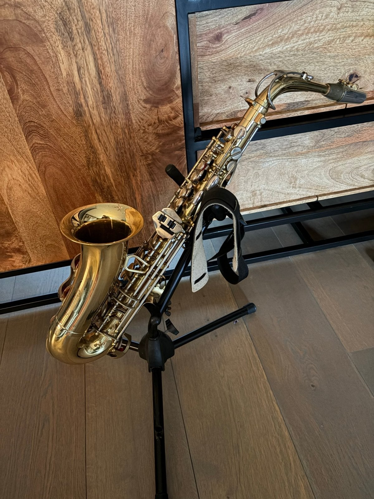 Saxofoon Armati Kraslice met complete set accessoires, Ophalen, Gebruikt, Alt, Met koffer