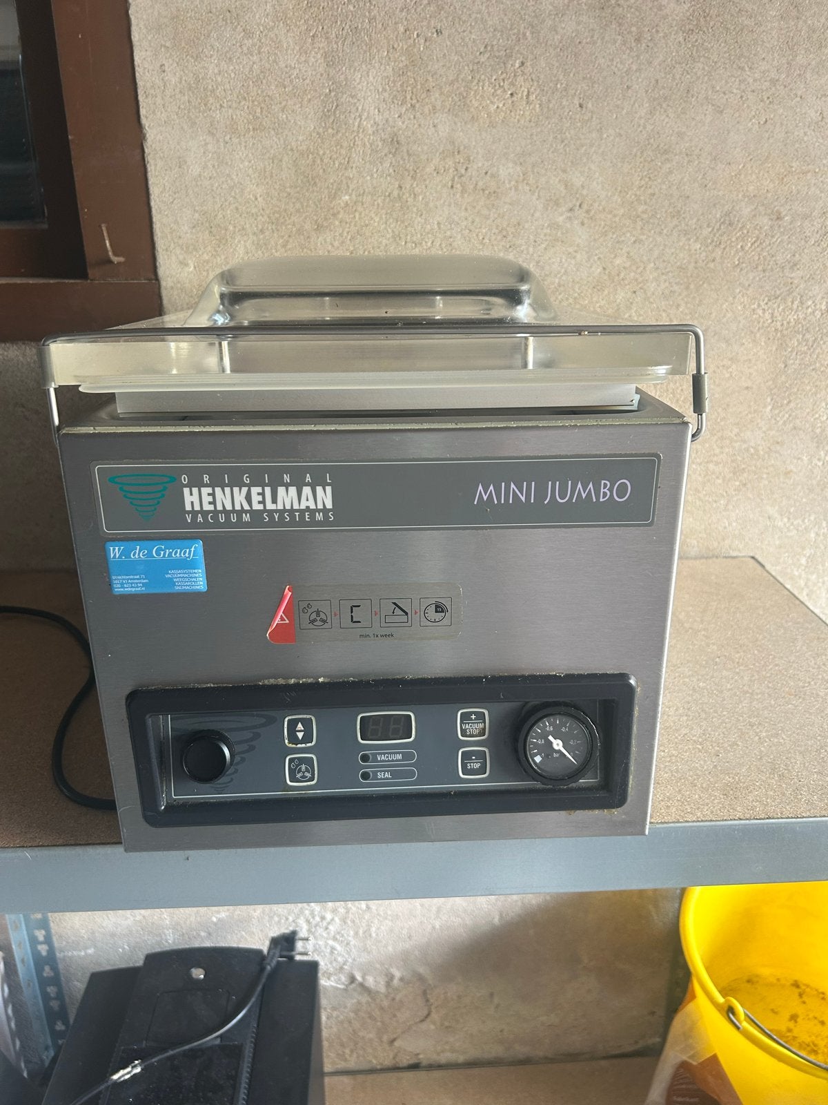 Henkelman Mini Jumbo Vacumeermachine, Ophalen of Verzenden, Gebruikt, Overige typen