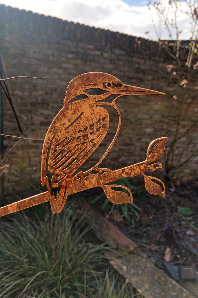 Stalen vogel. IJsvogeltje, Ophalen of Verzenden, Nieuw