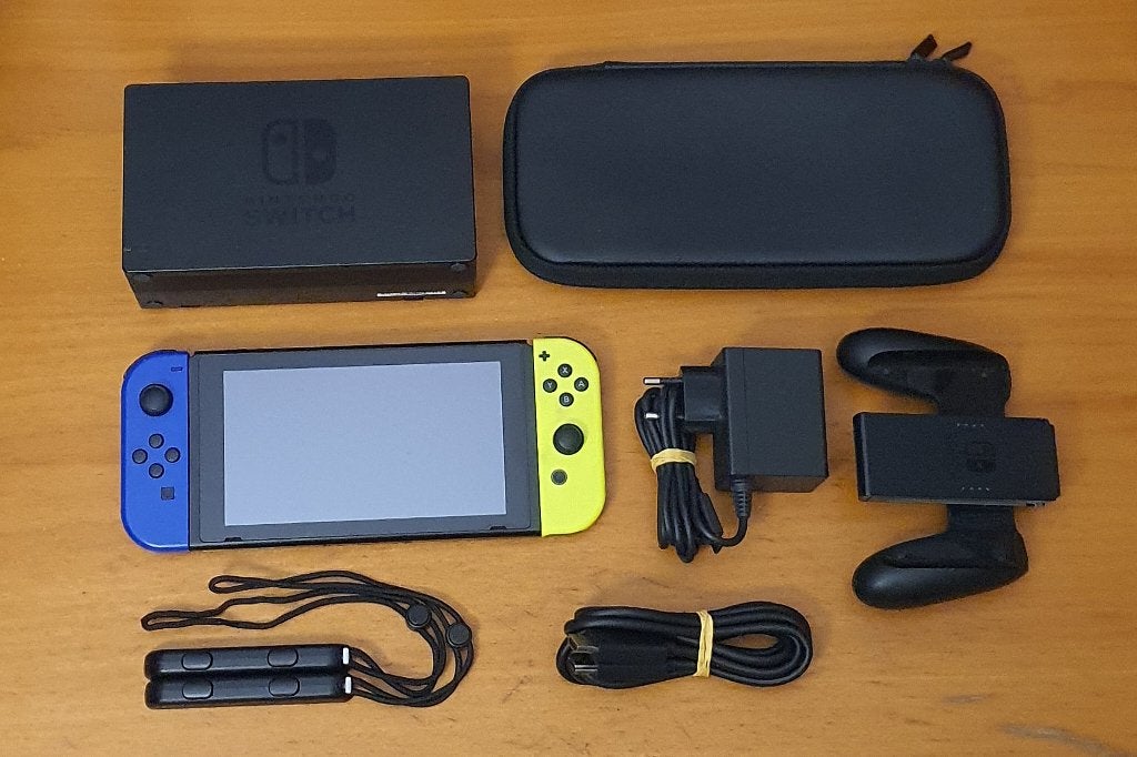 COMPLEET Nintendo Switch SET, Spelcomputers en Games, Spelcomputers | Nintendo Switch, Ophalen of Verzenden, Gebruikt, Met 2 controllers