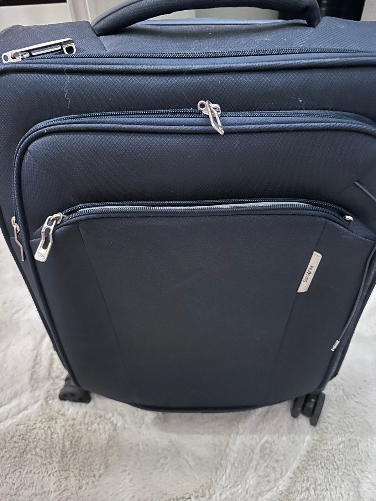 Samsonite koffer handbagage spinner, 50 tot 60 cm, Hard kunststof, Ophalen of Verzenden, Zo goed als nieuw