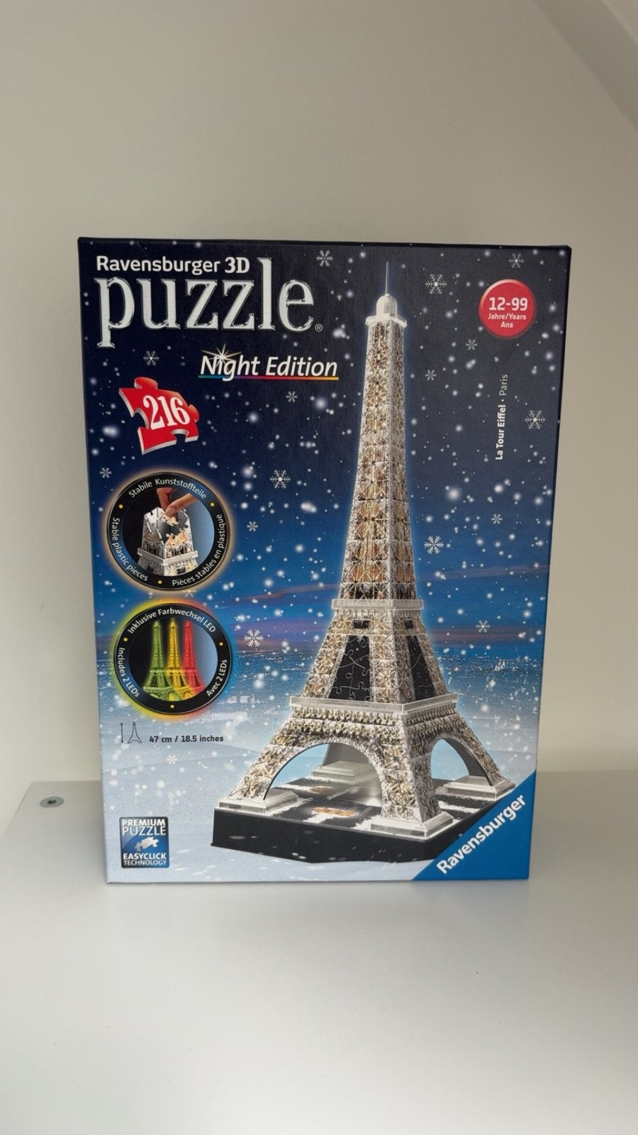 Ravensburger 3D puzzel, Hobby en Vrije tijd, Denksport en Puzzels, Ophalen of Verzenden, Minder dan 500 stukjes, Zo goed als nieuw