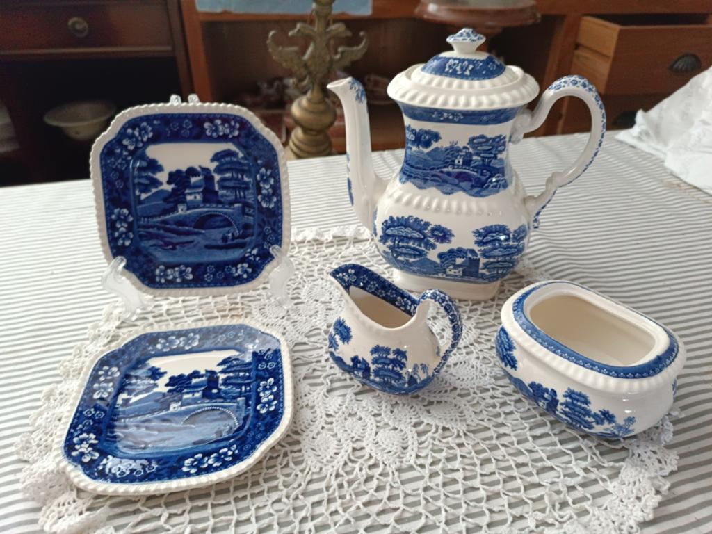 Copeland SPODE Blue Tower  Items SALE, Antiek en Kunst, Antiek | Servies los, Ophalen of Verzenden