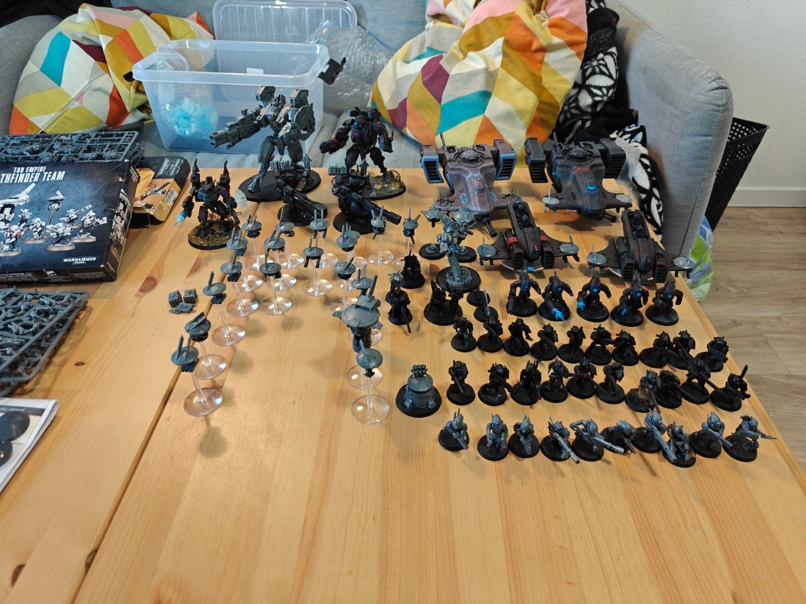 Warhammer 40k T'au Empire Leger - 1700 punten, Verzamelen, Speelgoed, Ophalen of Verzenden, Gebruikt