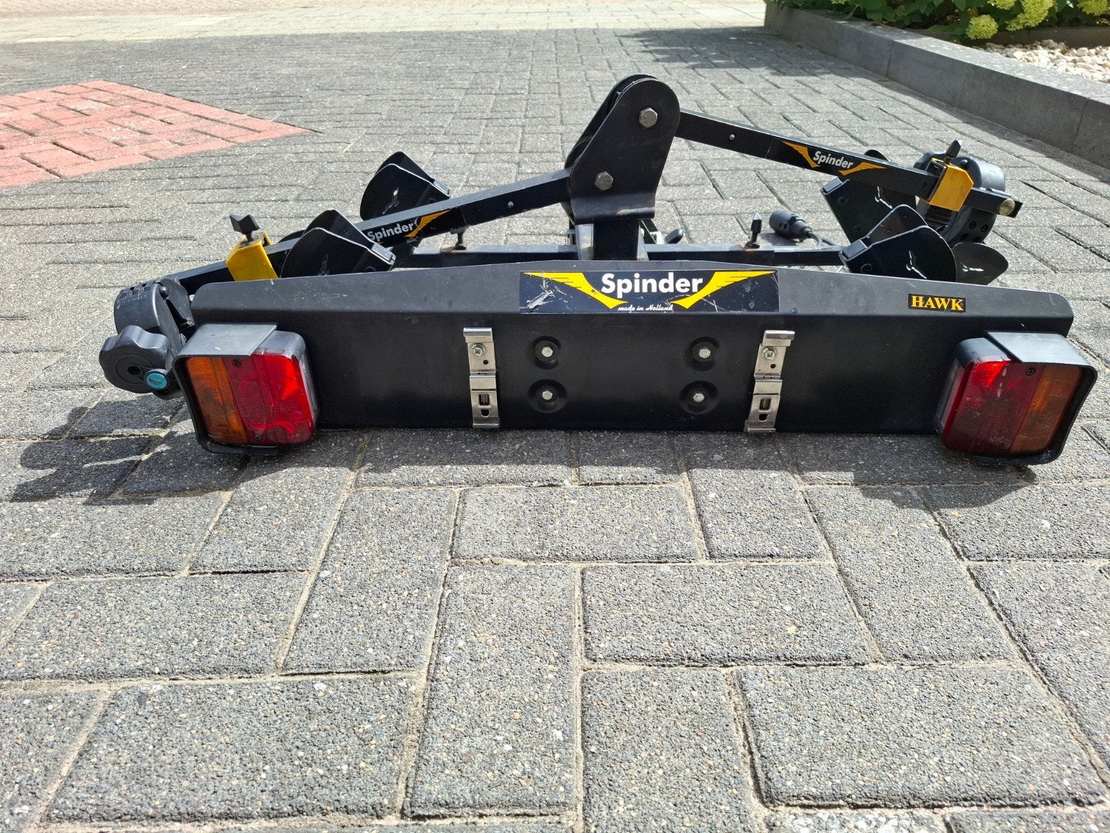 Spinder Hawk Trekhaak Fietsendrager - Gebruikt, Auto diversen, Fietsendragers, Ophalen, 2 fietsen, Gebruikt, Trekhaakdrager