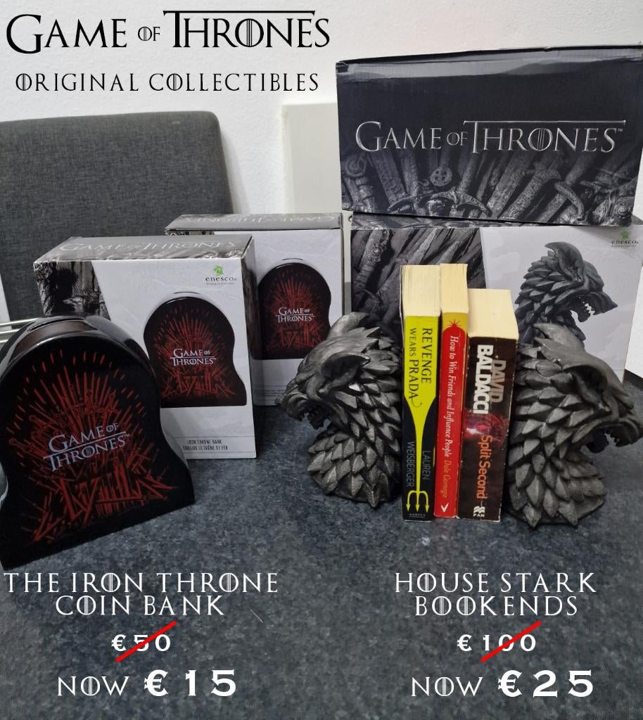Game of Thrones - The Iron Throne Coin Bank, Verzamelen, Ophalen of Verzenden, Nieuw