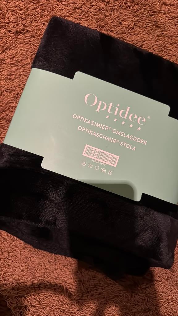 Optidee kasjmier omslagdoek, Kleding | Dames, Mutsen, Sjaals en Handschoenen, Ophalen of Verzenden, Zo goed als nieuw, Maat 38/40 (M)