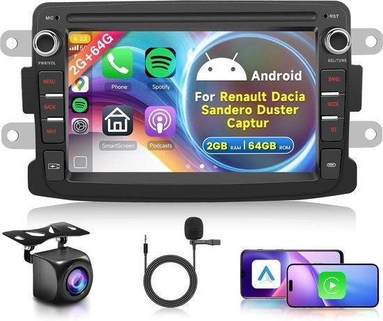 Android Autoradio – Draadloze CarPlay – Android Auto, Corvance B.V., Verzenden, Nieuw, Corvancebol@gmail.com