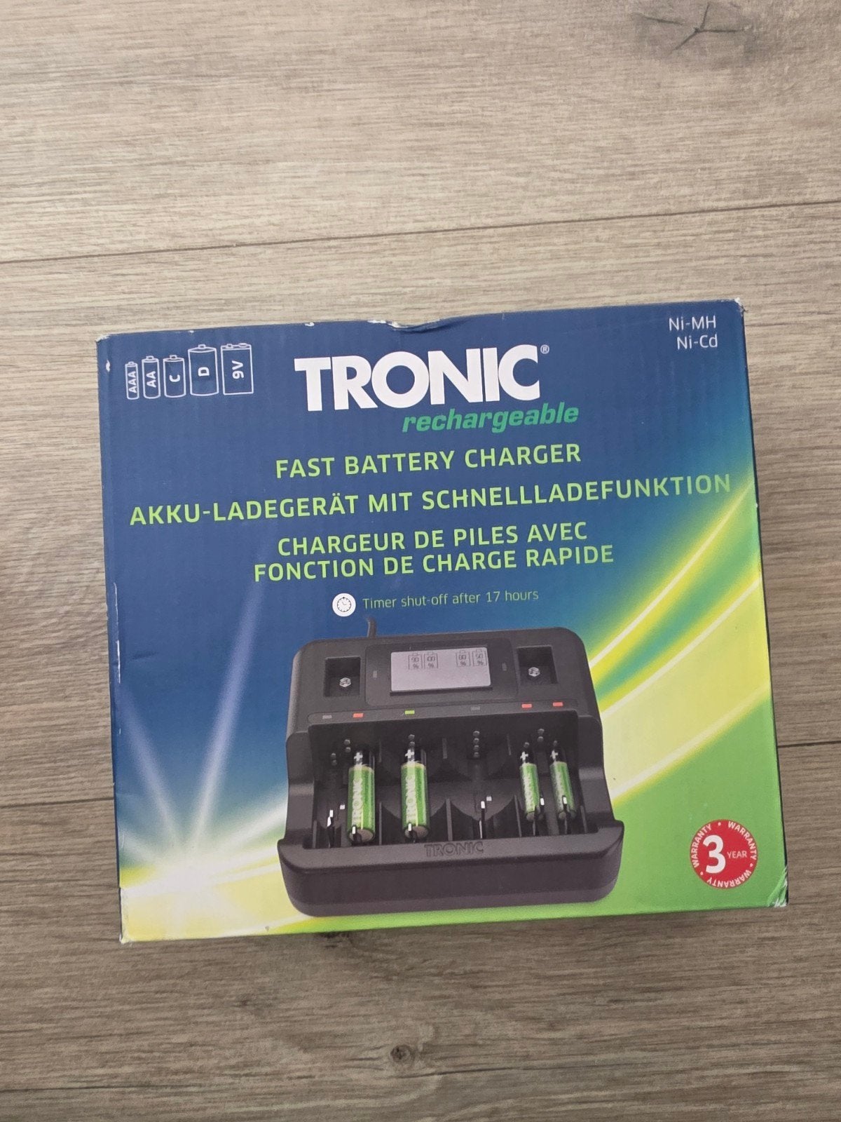 Tronic Oplaadapparaat voor Ni-MH/Ni-Cd batterijen, Ophalen
