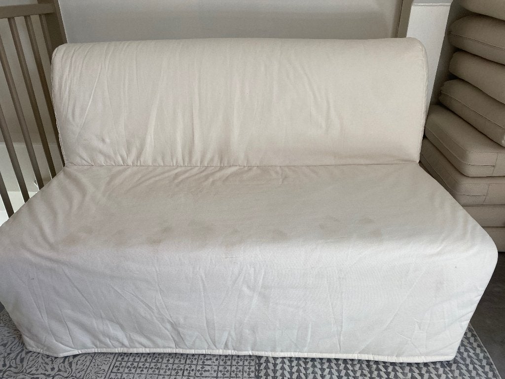 Ikea slaapbank  100 euro, Ophalen, Tweepersoons, Zo goed als nieuw, Overige maten