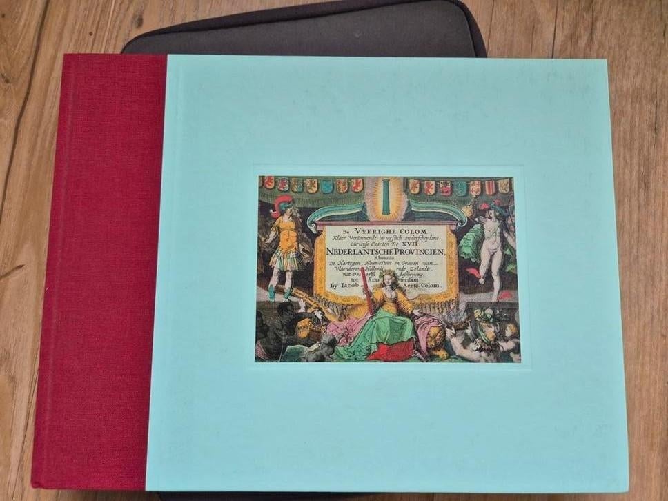 De Vyerighe Colom Atlas van de 17 Provincien, Boeken, Atlassen en Landkaarten, Overige atlassen, Voor 1800, Ophalen of Verzenden