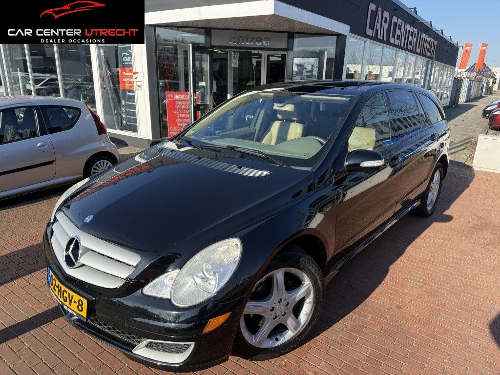 Mercedes-Benz R-Klasse 35 Lang 4-Matic (bj 2006, automaat), Auto's, Automaat, 138 €/maand, Zwart, Leder