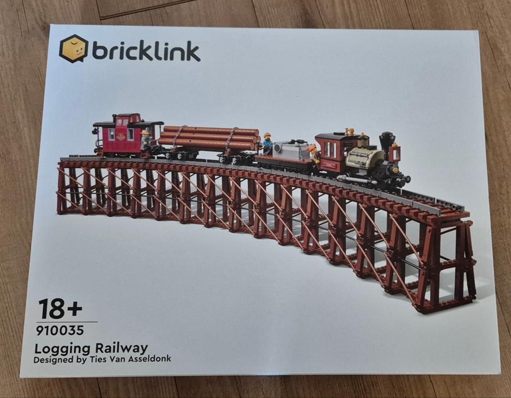 Lego Bricklink 910035 Logging Railway, Lego, Nieuw, Ophalen of Verzenden, Complete set