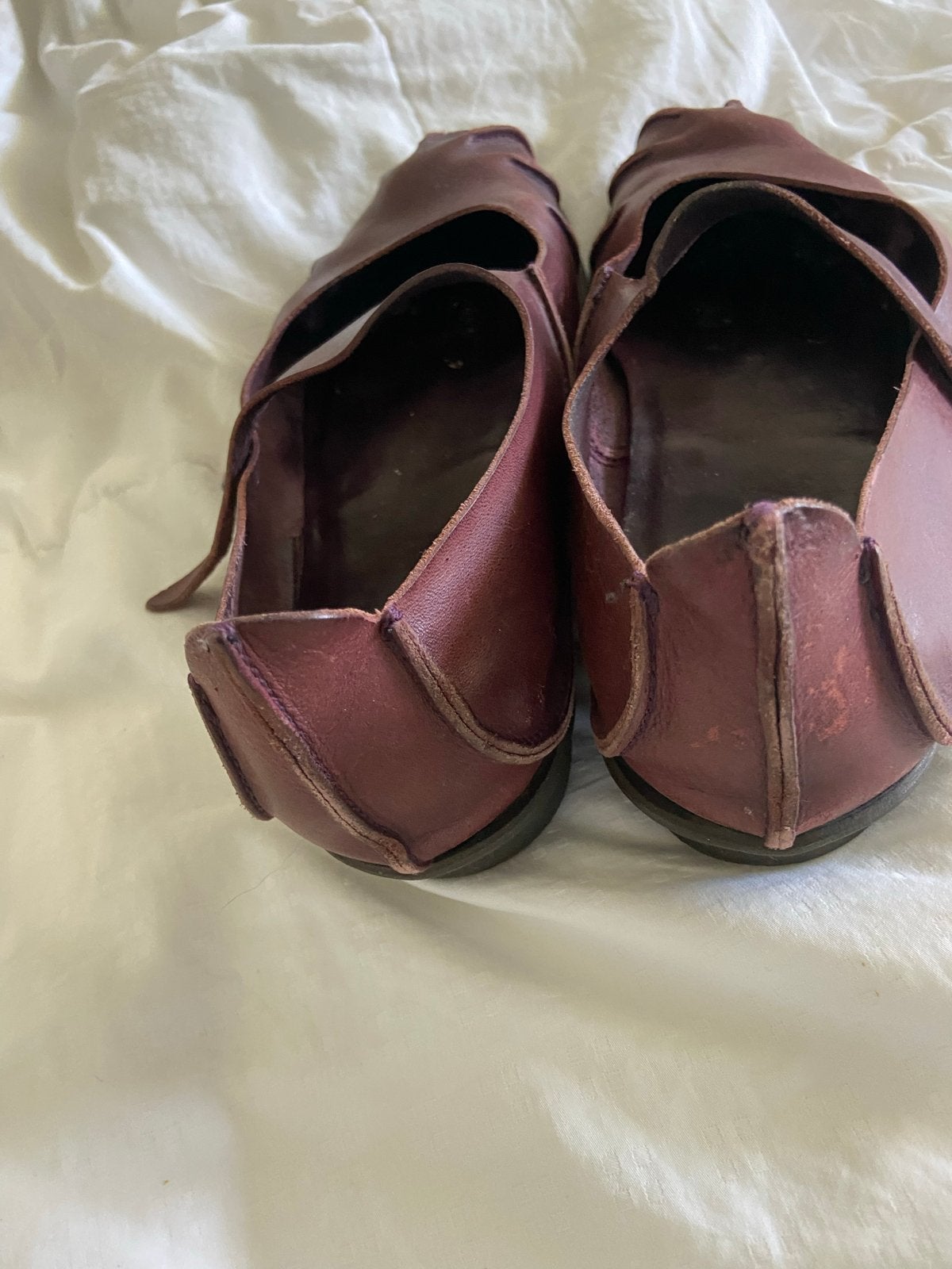 Trippen Ballerina's Bordeaux Rood Maat 39, Gedragen, Rood, Ballerina's, Ophalen of Verzenden