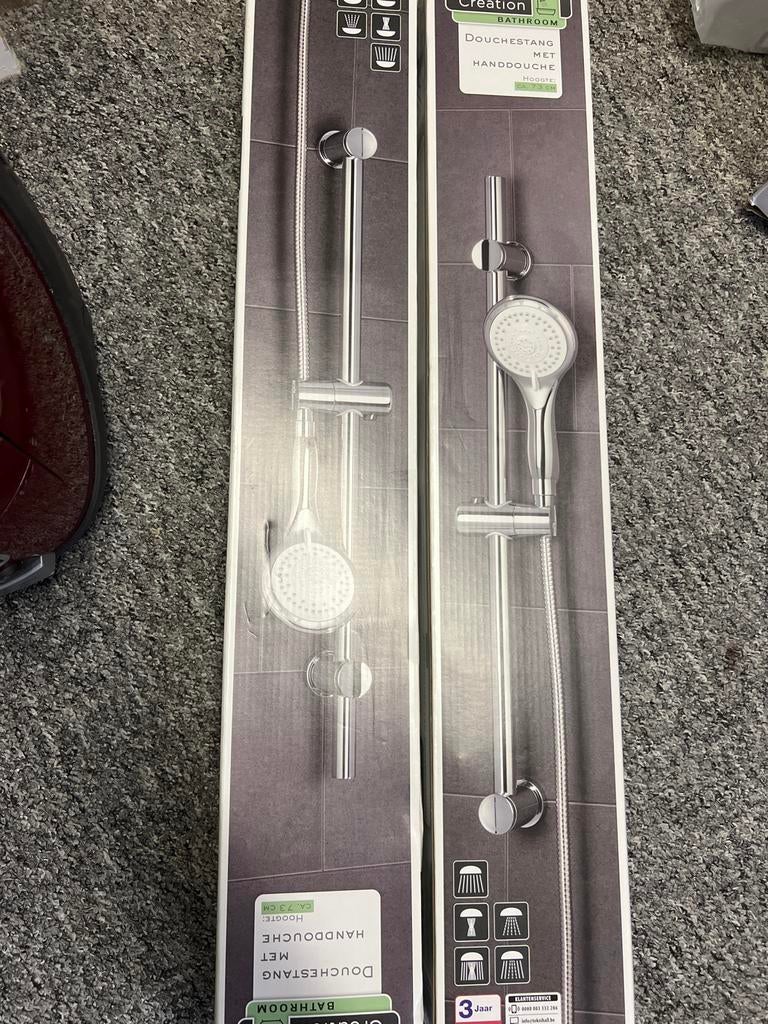 Nieuwe Douchestang met Handdouche - 73 cm, Ophalen of Verzenden, Nieuw, Overige kleuren, Overige typen